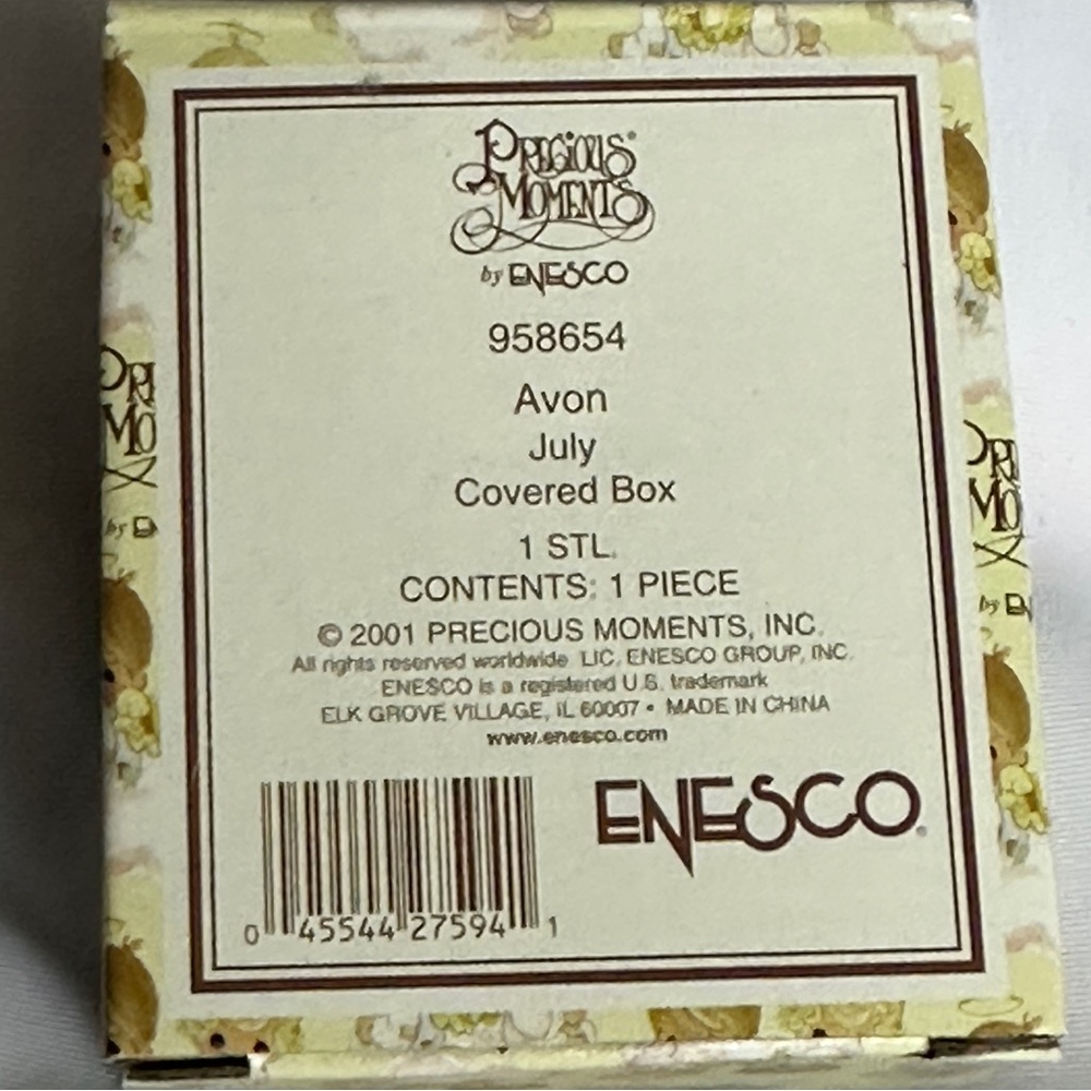 PRECIOUS MOMENTS by Enesco Heart-Shaped Ruby Trinket Box